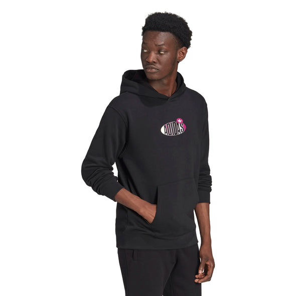 Adidas Men's Trefoil A33 Hoodie, Black
