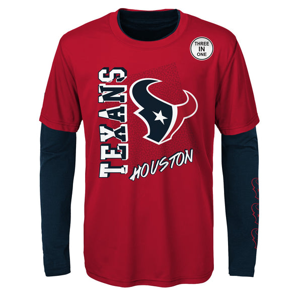 Outerstuff NFL Toddler Houston Texans For The Lover Of The Game 3-in-1 Combo T-Shirt