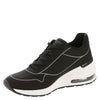 Skechers Women's Million Air Higher Lifted Sneakers, Black