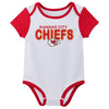 Outerstuff NFL Infant Unisex Kansas City Chiefs 49ers Variety 3-Pack Set