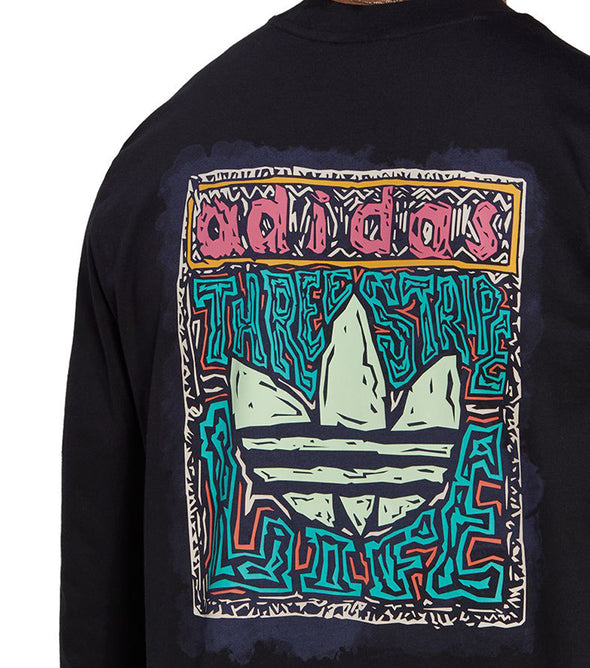 Adidas Originals Men's Long Sleeve Graphic Tee, Color Options
