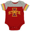 Outerstuff NCAA Newborn Iowa State University Team Splash Heather Grey Creeper