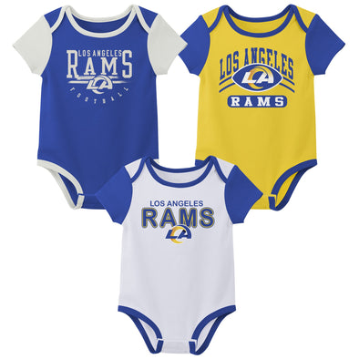 Outerstuff NFL Infant Unisex Los Angeles Rams Variety 3-Pack Set