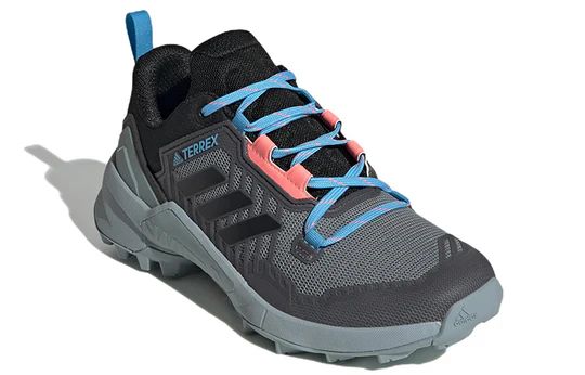 Adidas Women's Terrex Swift R3 Gore-Tex Hiking Shoes, Magic Grey/Core Black/Acid Red