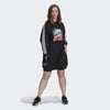 adidas Women's Always Original Sweatshirt Dress With Hood, Black