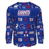 Outerstuff NFL Kids New York Giants Winter Pajamas All-Over-Print Set (4-7)