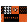 Northwest NFL Cincinnati Bengals Colorblock Washable Area Living Rug, 36" X 60"