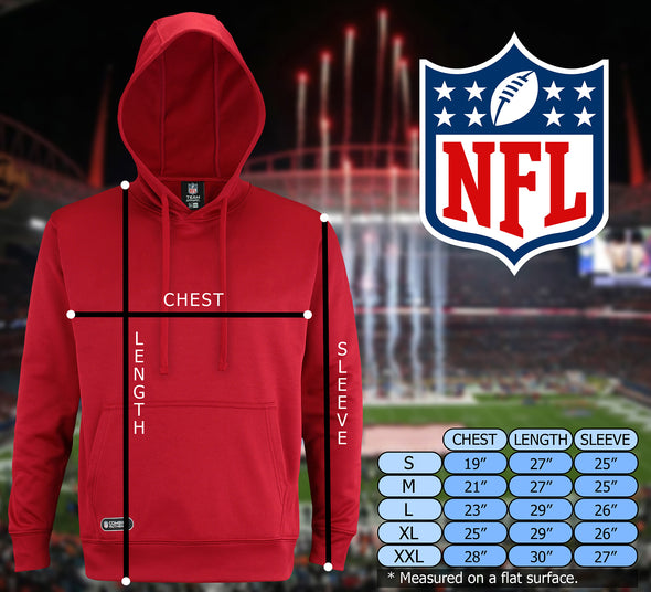 Outerstuff NFL Men's Denver Broncos Stated Pullover Hoodie, Grey