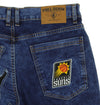 FISLL NBA Men's Phoenix Suns Jeans with Distressed Claw Marks