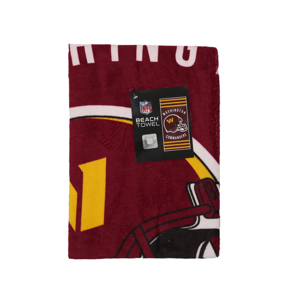 Northwest NFL Washington Commanders Stripes 30X60 Beach Towel