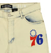 FISLL NBA Men's Philadelphia 76ers Distressed Denim Jeans