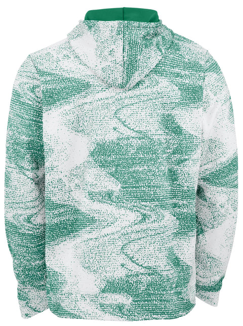 Zubaz NFL Men's New York Jets Static Hoodie, Evergreen/White