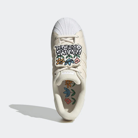 Adidas Women's Always Original Superstar Shoes, Wonder White/Cloud White