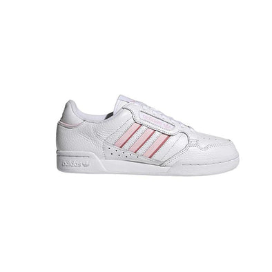 adidas Women's Continental 80 Stripes Sneakers, Cloud White/Clear Pink/Hazy Rose
