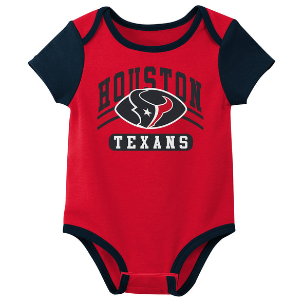 Outerstuff NFL Infant Unisex Houston Texans Variety 3-Pack Set