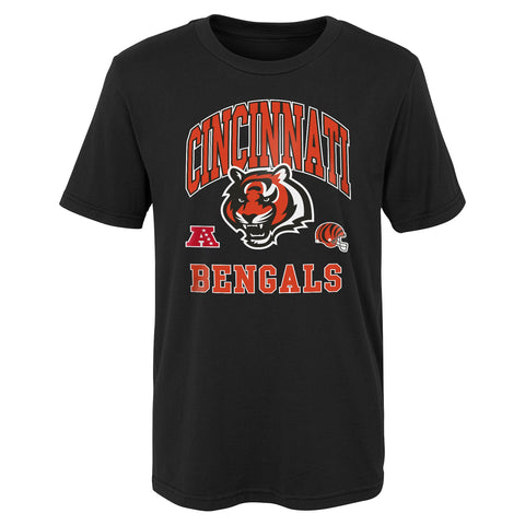 Outerstuff NFL Little Kids Cincinnati Bengals Arch Short Sleeve T-Shirt