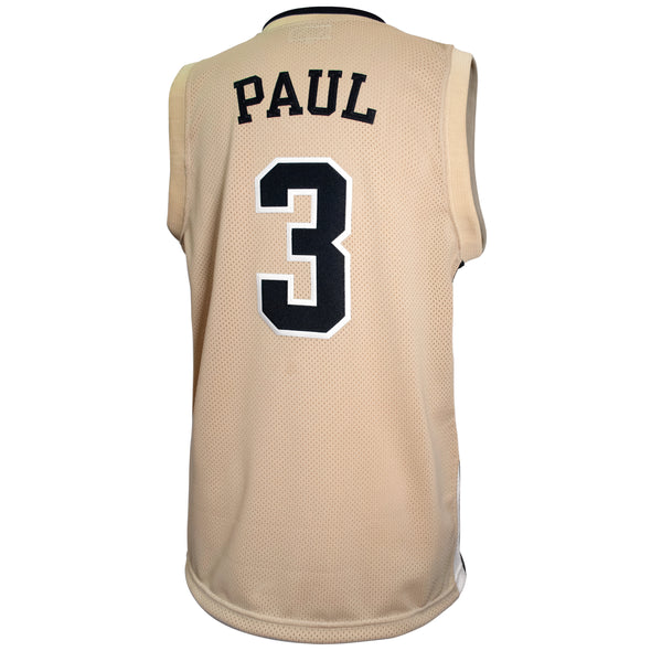 Original Retro Brand NCAA Men's Wake Forest Demon Deacons #3 Chris Paul Tackle Twill Jersey