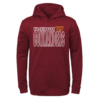 Outerstuff NFL Youth Kids 4-18 Washington Commanders Team Pullover Hoodie