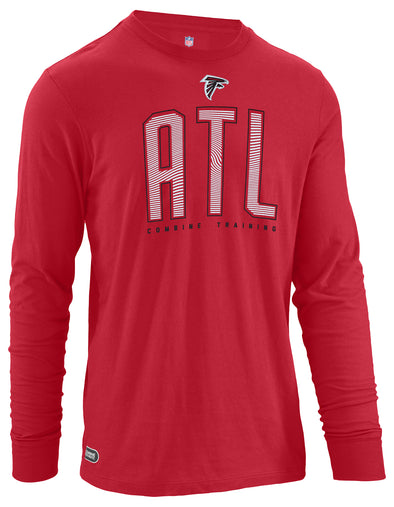 Outerstuff NFL Men's Atlanta Falcons Record Setter Long Sleeve Tee