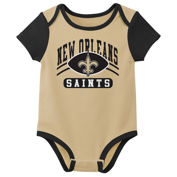 Outerstuff NFL Infant Unisex New Orleans Saints Variety 3-Pack Set