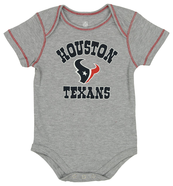 Outerstuff NFL Houston Texans Team 3-Pack Bodysuit Set