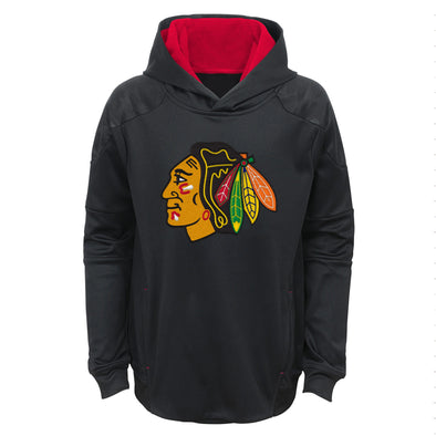 Outerstuff NHL Youth Chicago Blackhawks Performance Fleece Pullover Hoodie