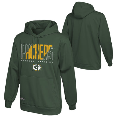 Outerstuff NFL Men's Green Bay Packers Backfield Combine Pullover Hoodie
