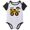 Outerstuff NCAA Infant Unisex Iowa Hawkeyes Variety 3-Pack Bodysuit Set