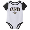 Outerstuff NFL Infant Unisex New Orleans Saints Variety 3-Pack Set