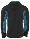 Zubaz NFL Men's Carolina Panthers Elevated Hoodie With Camo Lines