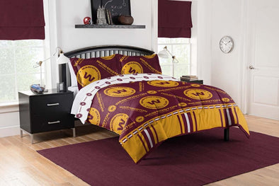 Northwest Washington Football Team Rotary Queen Bed in Bag Set, Queen