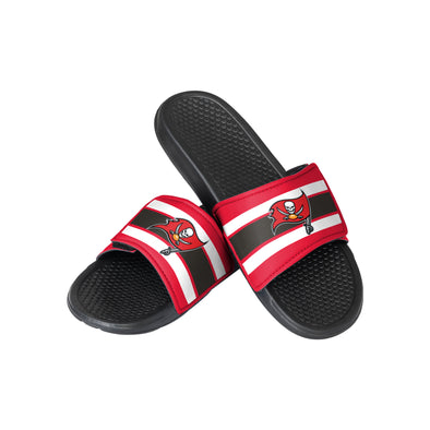 FOCO NFL Youth Tampa Bay Buccaneers Legacy Sport Slide Flip Flop Sandals