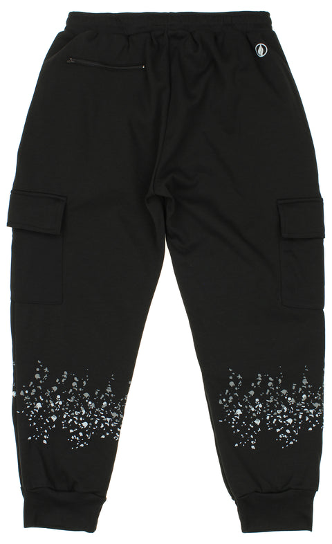FISLL NBA Men's Brooklyn Nets Cargo Jogger Pants, Black