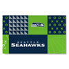 Northwest NFL Seattle Seahawks Colorblock Washable Area Living Rug, 36" X 60"