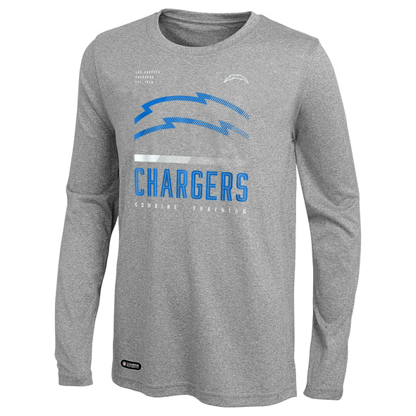 Outerstuff NFL Men's Los Angeles Chargers Red Zone Long Sleeve T-Shirt Top