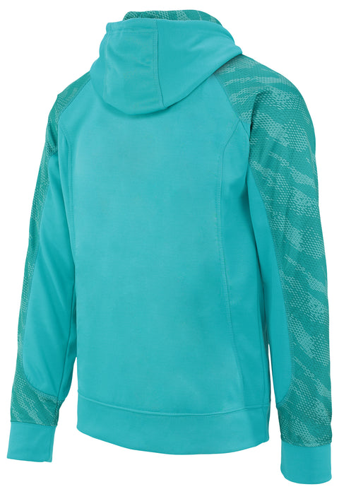 Zubaz NFL Men's Miami Dolphins Elevated Logo Viper Hoodie