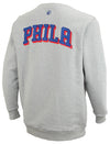 FISLL NBA Men's Philadelphia 76ers Camo Chenille Applique Sweater