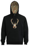 FISLL NBA Men's Milwaukee Bucks Moroccan Detail Hoodie, Black