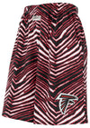 Zubaz NFL Adult Unisex Z88 Zebra Short for Men and Women, Atlanta Falcons