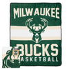 Northwest NBA Milwaukee Bucks Singular Silk Touch Throw Blanket, 45 X 60