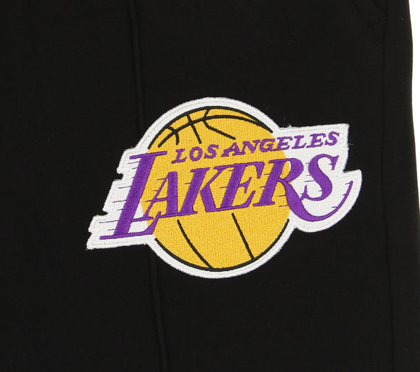 FISLL NBA Men's Los Angeles Lakers Solid Fleece Jogger, Black