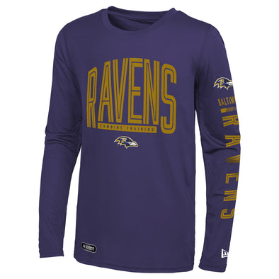New Era NFL Men's Baltimore Ravens Home Stadium Long Sleeve T-Shirt