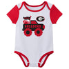 Outerstuff NCAA Infant Unisex Georgia Bulldogs Variety 3-Pack Bodysuit Set