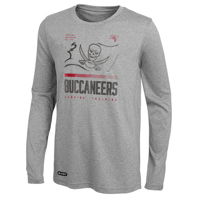 Outerstuff NFL Men's Tampa Bay Buccaneers Red Zone Long Sleeve T-Shirt Top