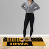 Northwest NCAA Iowa Hawkeyes Colorblock Washable Area Living Rug, 36" x 60"