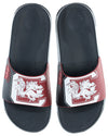 FOCO NCAA Men's South Carolina Gamecocks Cropped Big Logo Raised Slides