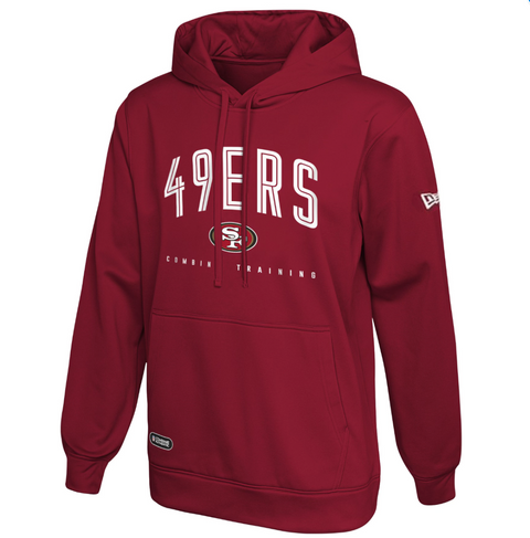 New Era NFL Men's San Francisco 49ers Up Field Performance Fleece Hoodie