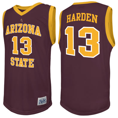 Original Retro Brand NCAA Men's Arizona State Sun Devils #13 James Harden Tackle Twill Jersey