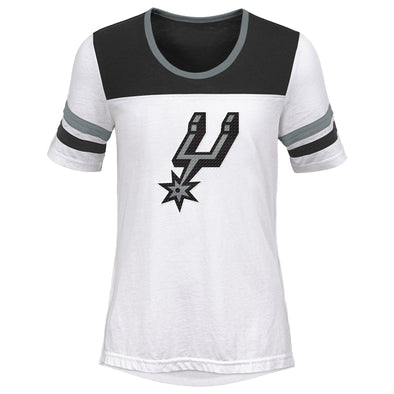 Outerstuff NBA Little Girls (4-6X) San Antonio Spurs Point Guard Short Sleeve T-Shirt