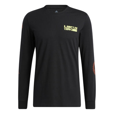 Adidas Men's Unity Long Sleeve Graphic Tee, Black
